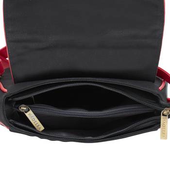 Haqeeba Casual Black, Multicolor Jacquard/Canvas Sling Bag 4
