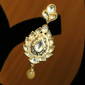 White Pearl Danglers-Drops 2