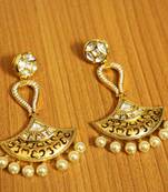 White Pearl Chandbali