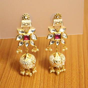 White Ruby       Jhumkas 1
