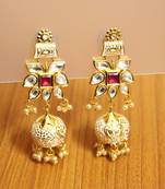 White Ruby       Jhumkas
