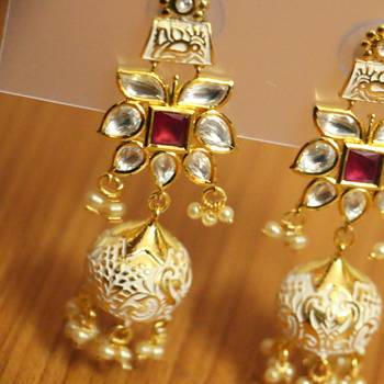 White Ruby       Jhumkas 2