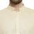 Designer Beige Linen Kurta With Churidar Pyjama For Men By Treemoda