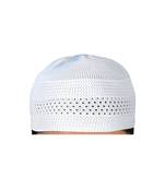 white islamic prayer cap