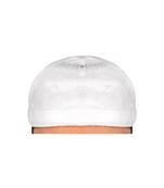 white islamic prayer cap