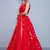 Eye-catching Red Embroidered with mirror work Art Silk Lehenga choli for wedding