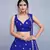 Meghalaya Royal Blue Art Silk Lehenga Choli Set