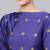 Royal blue Mirror Work Art Silk Semi Stitched Indian Designer Lehenga Dress