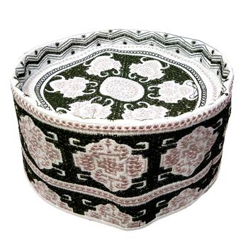 Hand woven Islamic Barkati crown cap 1