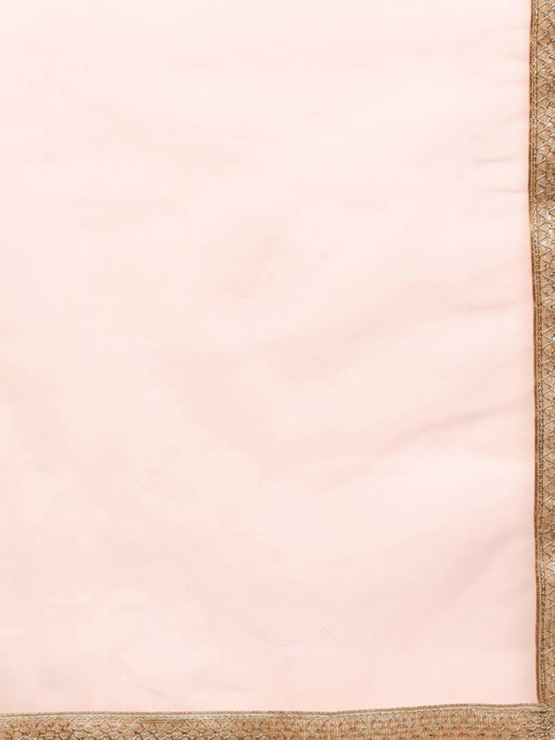 Black Tafeta Silk Embroidered Semi Stitched Lehenga With Unstitched Blouse & Dupatta