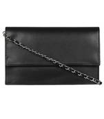 Anekaant Furbish Black leatherette Sling Bag