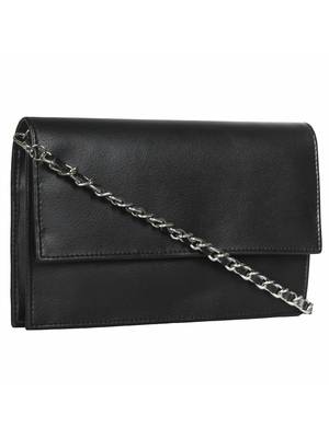 Anekaant Furbish Black leatherette Sling Bag 2