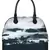 Anekaant Tabernacle Black Printed Canvas Tote Bag