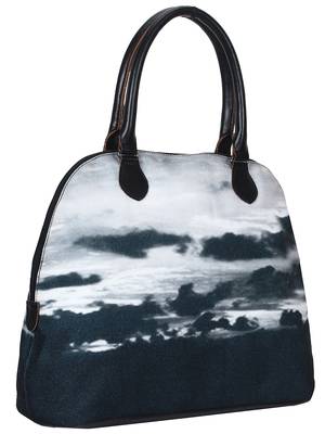 Anekaant Tabernacle Black Printed Canvas Tote Bag 2