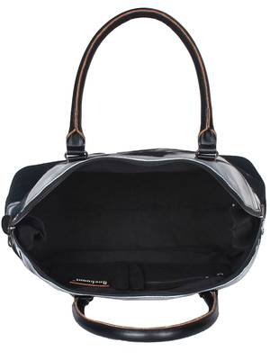 Anekaant Tabernacle Black Printed Canvas Tote Bag 4