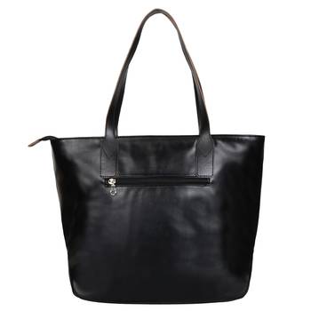 Anekaant Modish Black Leatherette Shoulder Bag 3