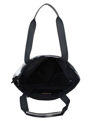 Anekaant Flex Blue and White Printed Canvas Tote Bag 4