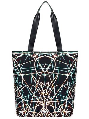 Anekaant Flex Black Printed Canvas Tote Bag 1