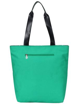 Anekaant Flex Black Printed Canvas Tote Bag 3