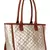 Anekaant Glaze Metallic Gold and Brown Quilted Leatherette Handbag