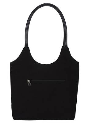 Anekaant Tabernacle Black and Multicoloured Printed Canvas Handbag 3
