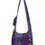 Anekaant Motley Purple and Multicoloured Printed Canvas Sling Bag