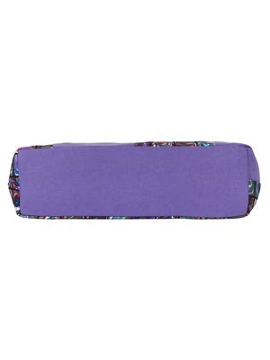 Anekaant Motley Purple and Multicoloured Printed Canvas Sling Bag 5