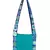 Anekaant Motley Turquoise and Multicoloured Canvas Sling Bag
