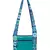 Anekaant Motley Turquoise and Multicoloured Canvas Sling Bag