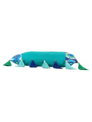 Anekaant Motley Turquoise and Multicoloured Canvas Sling Bag 5