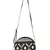 Anekaant Discoid Black and Off White Cotton Jacquard Sling Bag