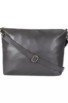 Anekaant Modish Grey Leatherette Sling Bag