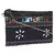 Anekaant Ethnic Black & Multicoloured Cotton Jacquard Sling Bag