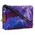 Anekaant Tabernacle Purple Printed Canvas Sling Bag