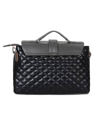 Anekaant Glaze Black and Grey Leatherette Sling Bag 3