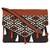 Anekaant Envelope Black and brown Cotton jacquard and leatherette Sling Bag