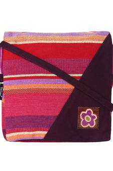 Anekaant Steady Multicoloured Cotton Sling Bag