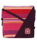 Anekaant Steady Multicoloured Cotton Sling Bag