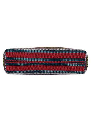 Anekaant Striped Multicoloured cotton jacquard backpack 5