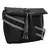 Anekaant Modish Black Solid Leatherette Sling bag