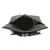 Anekaant Modish Black Solid Leatherette Sling bag