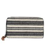 Anekaant streak Black and White jacquard wallet