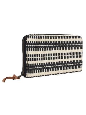 Anekaant streak Black and White jacquard wallet 2