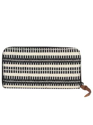 Anekaant streak Black and White jacquard wallet 3