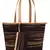 Anekaant Wooly Striped Cotton Velvet Shaulder Bag Brown