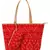 Anekaant Novus Cotton Jacquard Shoulder Bag Red