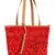 Anekaant Novus Cotton Jacquard Shoulder Bag Red