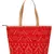 Anekaant Novus Cotton Jacquard Shoulder Bag Red