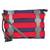 Anekaant Twine Striped Canvas Sling Bag Navy Blue