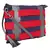 Anekaant Twine Striped Canvas Sling Bag Navy Blue